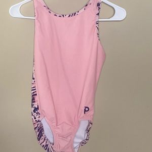 plum leotard size medium